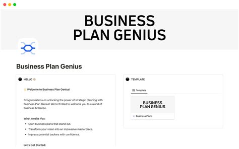 Developing business plan canada